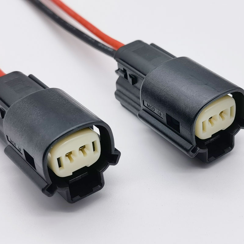 MOLEX 连接器33471-0201 汽车防水插头线束加工定制MCU汽车线束