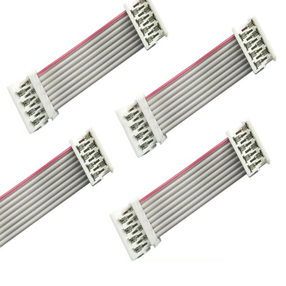 IDT 90327白色连接器1.27间距IDC刺破线扁平灰排线新能源汽车