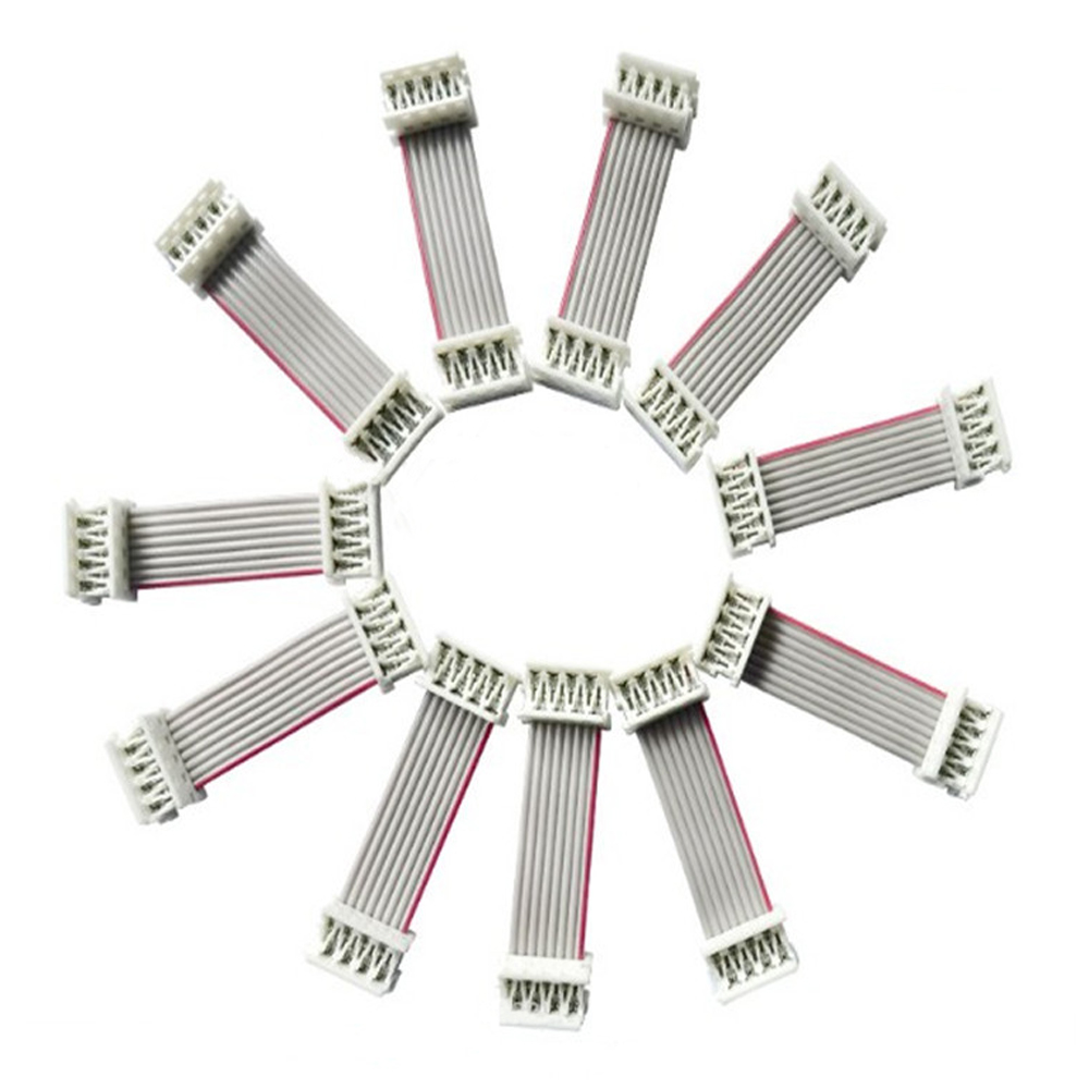 IDT 90327白色连接器1.27间距IDC刺破线扁平灰排线新能源汽车