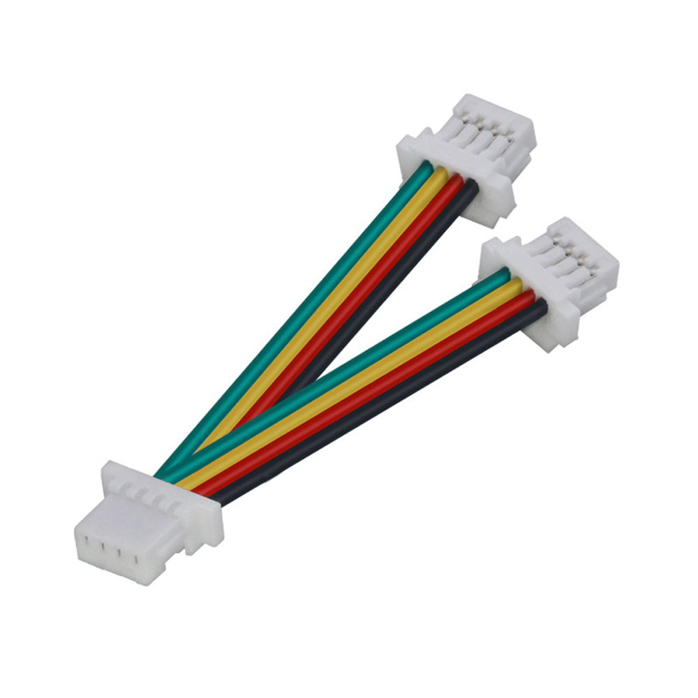 32AWG 特软硅胶线 SH1.0/SH1.25-4P 双头带扣端子线 无人机飞控摄像头信号线