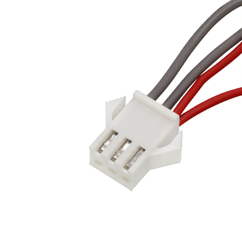 SYP-2P 白杜邦 SM 端子线转 DC5521 母头 LED 灯条灯具电源延长连接线